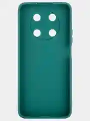 Тёмно-зелёный чехол BROSCORP для Huawei Nova Y90, тонкий, силиконовый, матовый, с бортиком вокруг камер