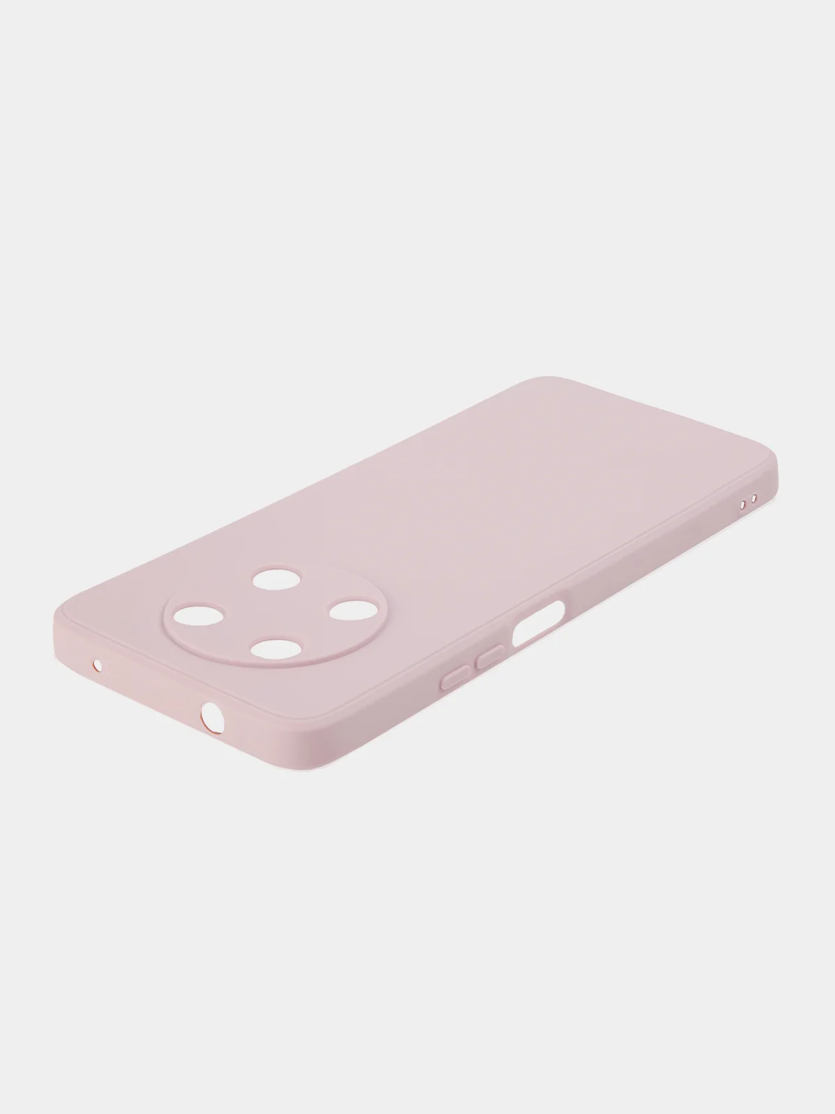 Фиолетовый чехол BROSCORP для Huawei Nova Y90, тонкий, силиконовый, матовый, с бортиком вокруг камер