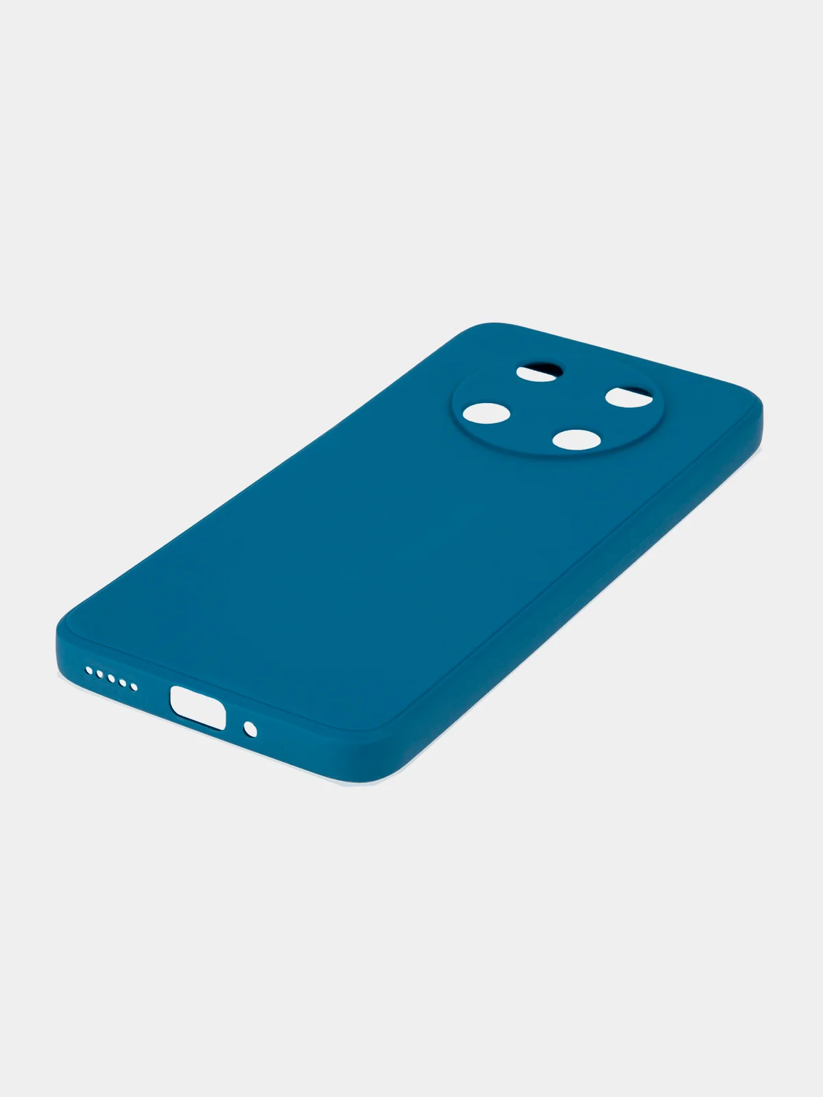 Синий чехол BROSCORP для Huawei Nova Y90, тонкий, силиконовый, матовый, с бортиком вокруг камер