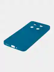 Синий чехол BROSCORP для Huawei Nova Y90, тонкий, силиконовый, матовый, с бортиком вокруг камер
