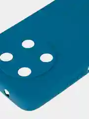 Синий чехол BROSCORP для Huawei Nova Y90, тонкий, силиконовый, матовый, с бортиком вокруг камер