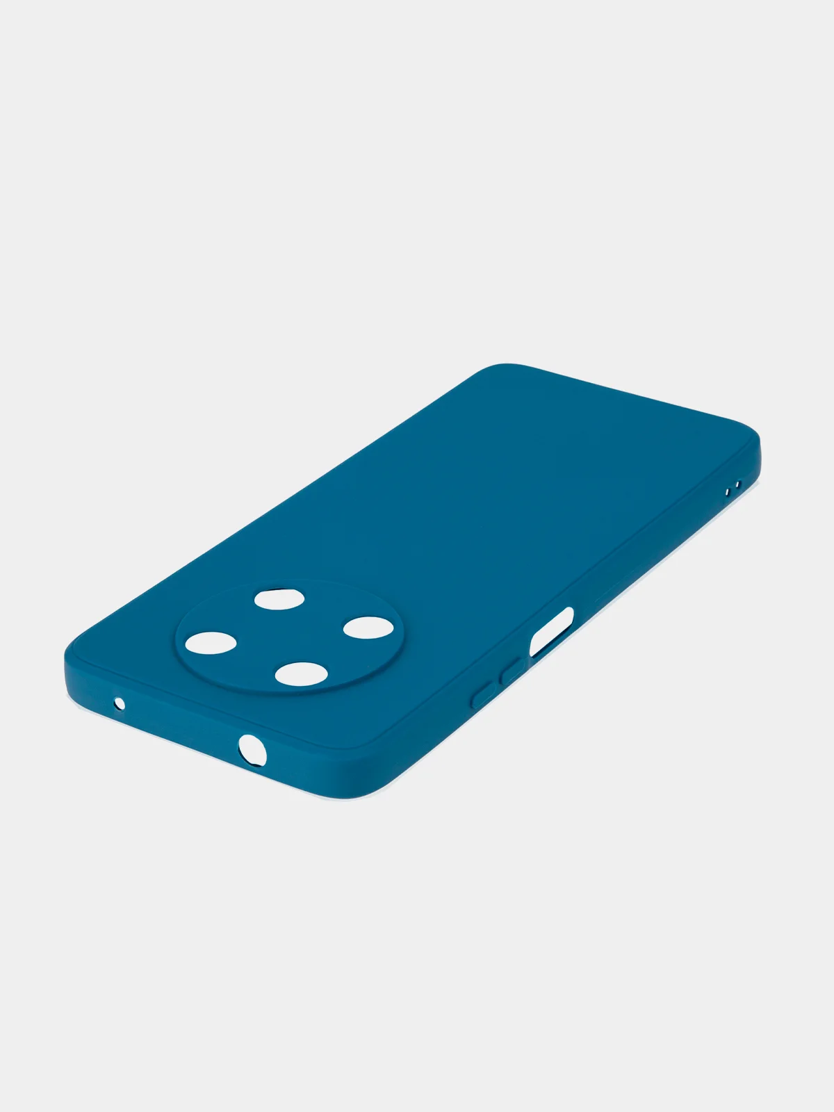 Синий чехол BROSCORP для Huawei Nova Y90, тонкий, силиконовый, матовый, с бортиком вокруг камер
