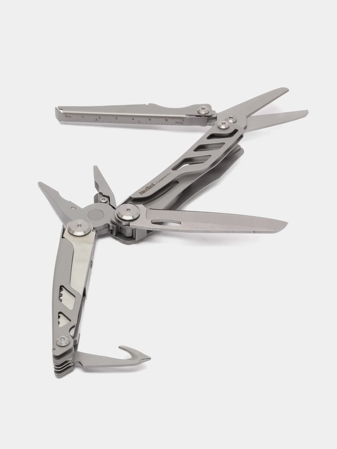 Серебряный мультитул Xiaomi NexTool Flagship Pro, с чехлом, KT5020B, NE0105