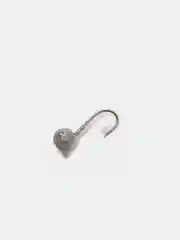 Серебряный мормышка для рыбалки зимняя "Вольфрам шар", крючки Maruto