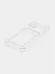 Белый противоударный чехол BROSCORP для Apple iPhone 13 силиконовый с усиленными углами
