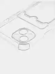 Белый противоударный чехол BROSCORP для Apple iPhone 13 силиконовый с усиленными углами