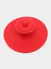 Красный спонж для умывания лица, силиконовый