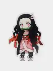 Коричневый значки деревянные по аниме "Клинок, рассекающий демонов, Demon Slayer"