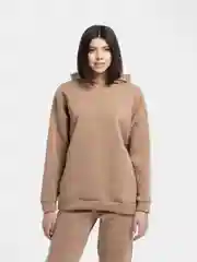Бежевый спортивный женский костюм