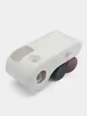 Белый настенный держатель для зубных щёток