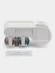 Белый настенный держатель для зубных щёток