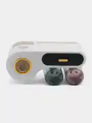 Черный настенный держатель для зубных щёток