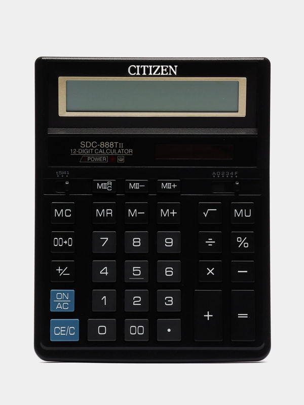 Калькулятор настольный Citizen Business Line SDC888TI, 12 разрядный, 159 х 205 х 27 мм