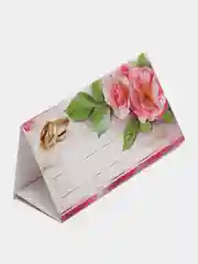 Кораллово-розовый банкетные карточки, набор по 5 шт  на свадебный стол, размер 50*95 мм