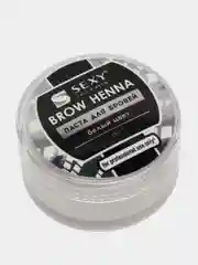 Паста для бровей SEXY BROW HENNA, белый цвет, 15г (броу паста)