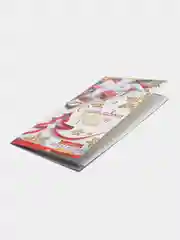 Алый новый год открытка,  размер 12,5х18,5 см