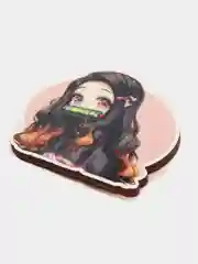 Серый меланж значки деревянные по аниме "Клинок, рассекающий демонов, Demon Slayer"