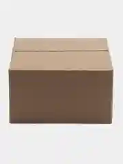 Картонная коробка  для упаковки подарка / коробка для подарка крафт однотонная новогодняя