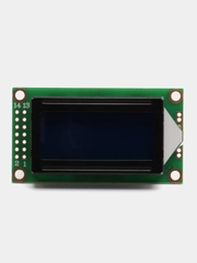 Дисплей LCD 0802+I2C, зеленый / синий