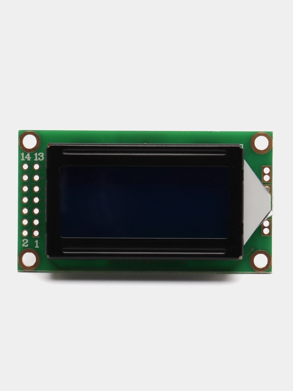 Дисплей LCD 0802+I2C, зеленый / синий