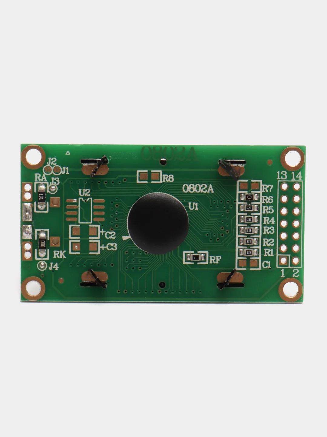 Дисплей LCD 0802+I2C, зеленый / синий