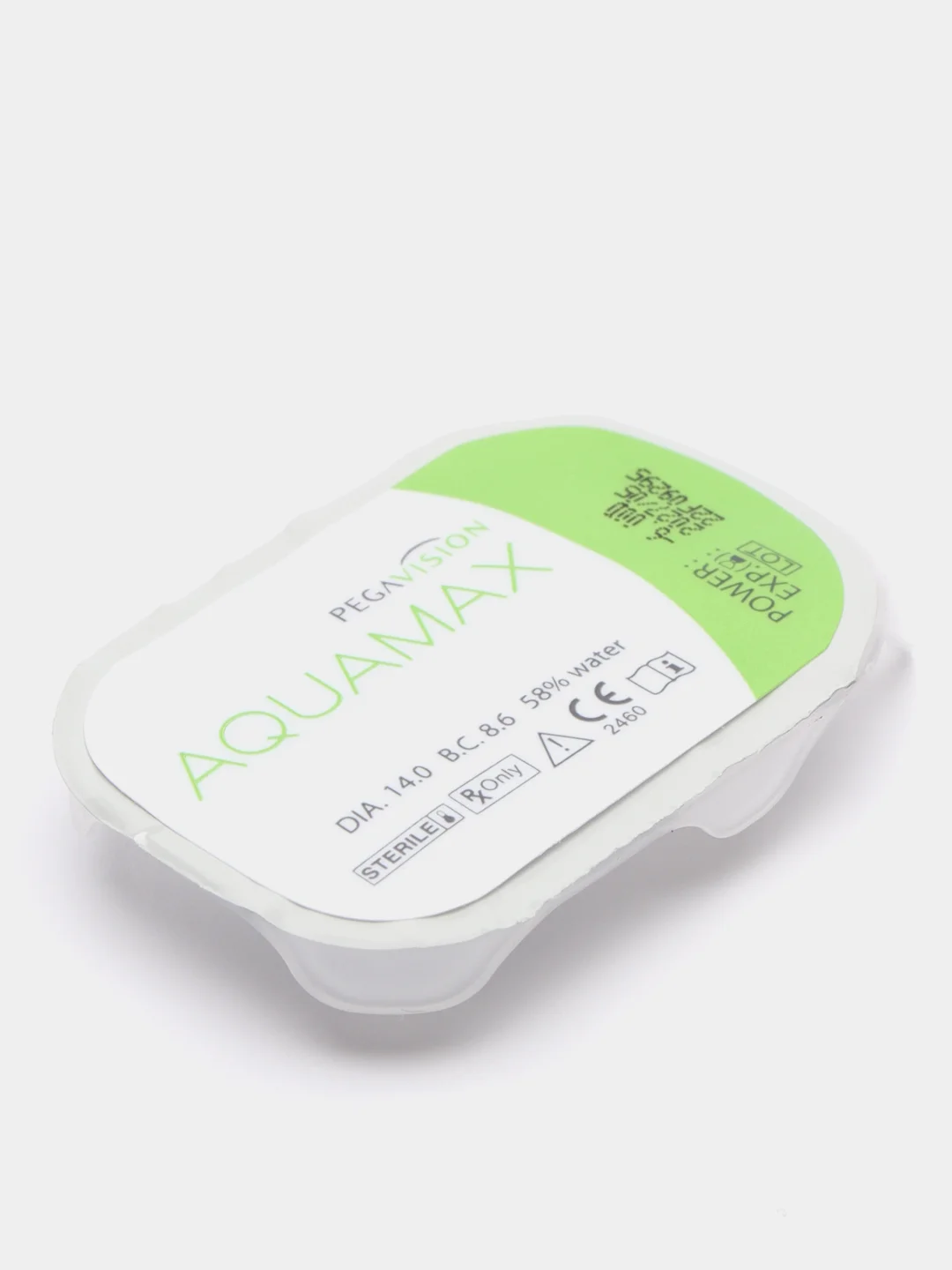 Контактные линзы PEGAVISION "AQUAMAX", двухнедельные, 1 блистер, 2 блистера