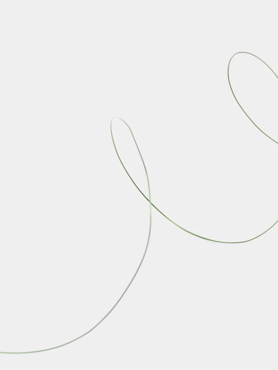Зеленый цветная проволока 8 метров, леска, мононить для бисера, бисероплетения, рукоделия 0,3 мм