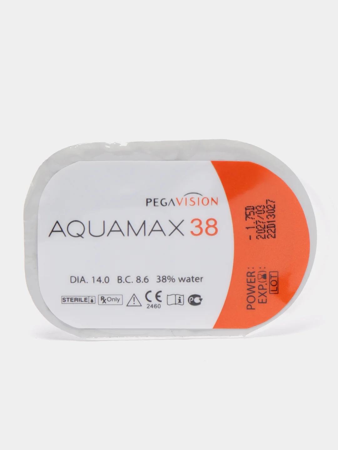 Контактные линзы Pegavision "Aquamax 38", квартальные