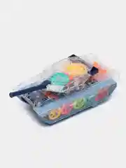 Прозрачный машинка с шестерёнками, прозрачная, светящаяся, музыкальная, 3 вида