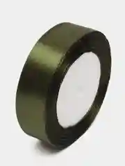 Лесной зеленый лента атласная, 2,5 см