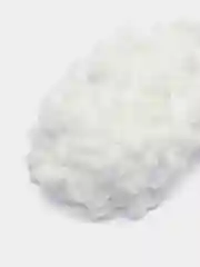 Белый пряжа Alize Puffy, петельки большие, микрополиэстер, 100 г, 9 м
