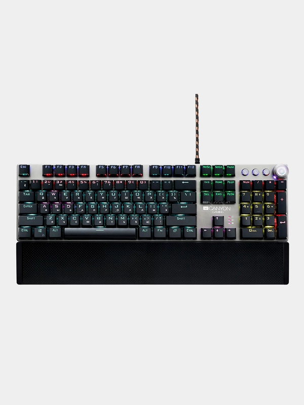 Механическая клавиатура Canyon GK-7 "NIGHTFALL", 22 вида подсветки