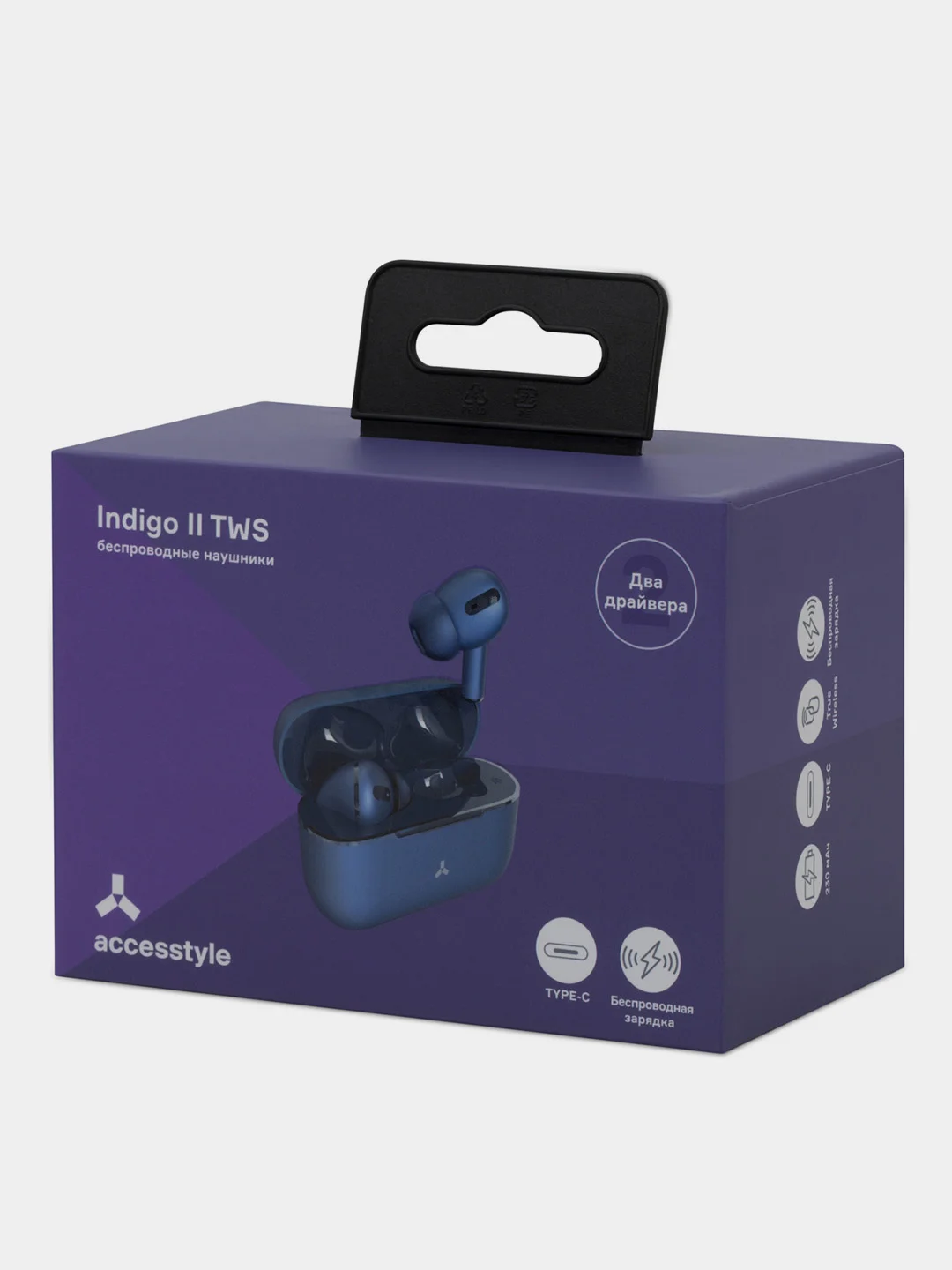 Синий беспроводные наушники Accesstyle Indigo II TWS