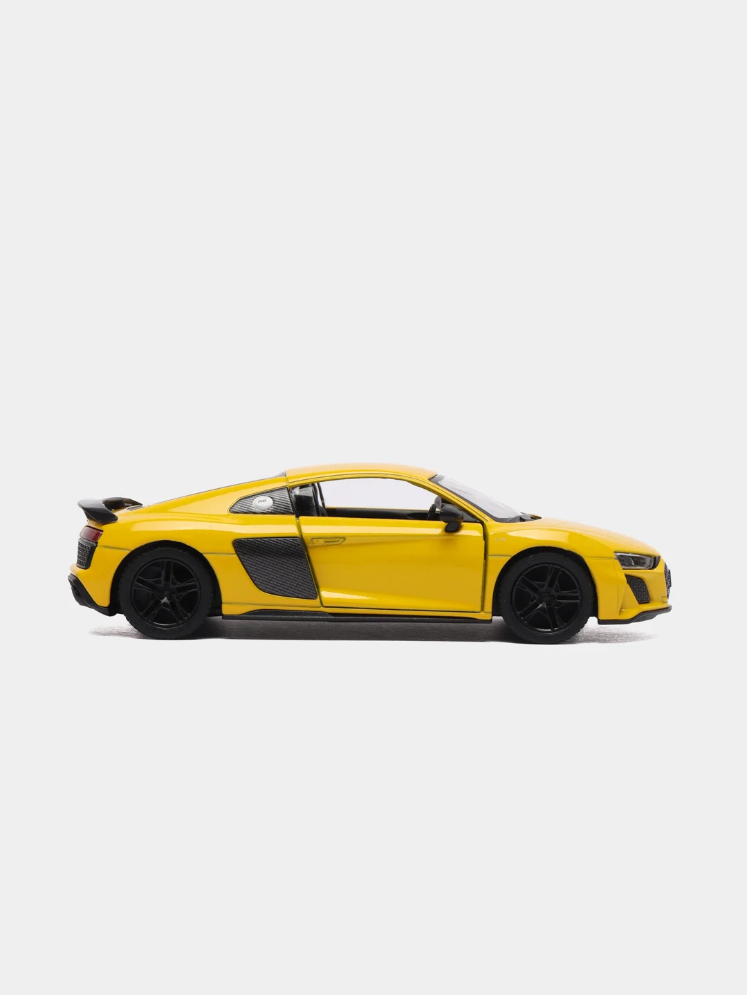 Желтый машинка металлическая инерционная/ 2020 Audi R8 Coupe KT5422D модель 1:36 Kinsmart