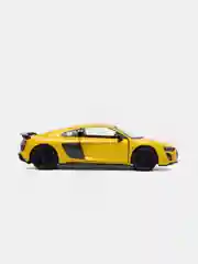 Желтый машинка металлическая инерционная/ 2020 Audi R8 Coupe KT5422D модель 1:36 Kinsmart