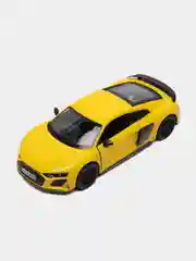 Желтый машинка металлическая инерционная/ 2020 Audi R8 Coupe KT5422D модель 1:36 Kinsmart