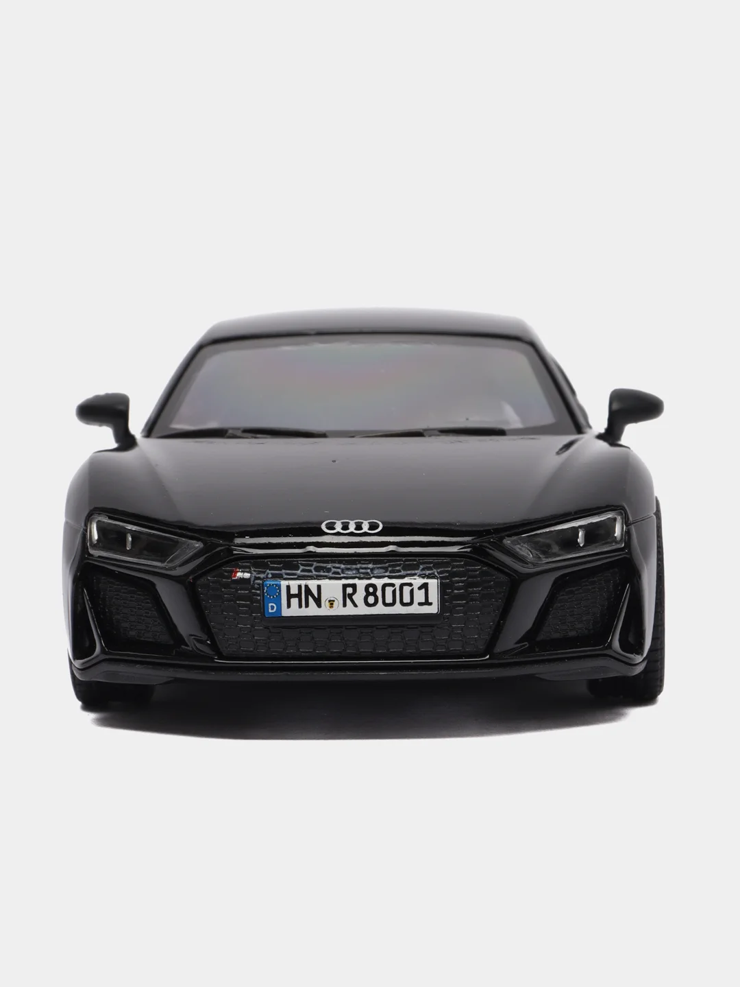 Черный машинка металлическая инерционная/ 2020 Audi R8 Coupe KT5422D модель 1:36 Kinsmart