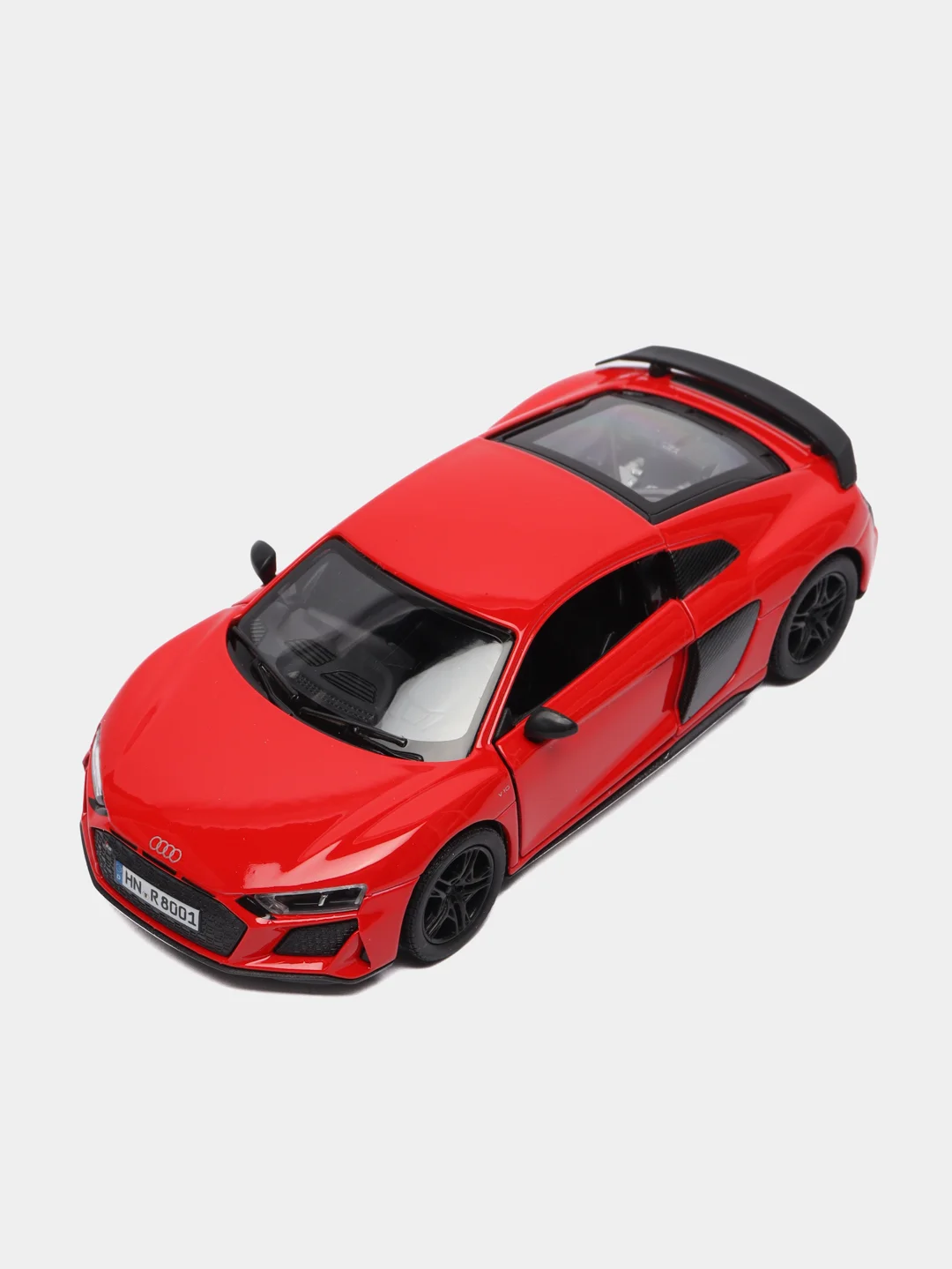 Красный машинка металлическая инерционная/ 2020 Audi R8 Coupe KT5422D модель 1:36 Kinsmart