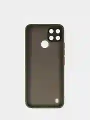 Лесной зеленый чехол Realme C21Y / C25Y / Реалми C21Y / C25Y пластиковый, матовый, с цветными кнопками