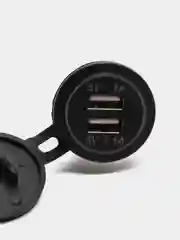 USB-зарядное, врезной круглый, 1А и 2А