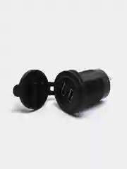 USB-зарядное, врезной круглый, 1А и 2А
