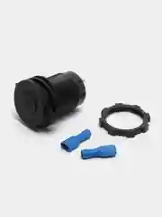 USB-зарядное, врезной круглый, 1А и 2А