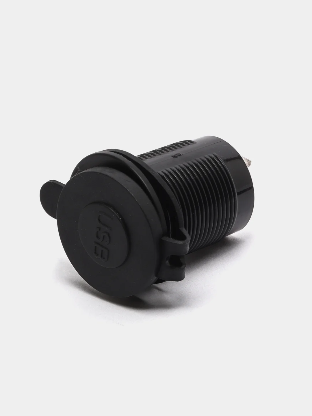 USB-зарядное, врезной круглый, 1А и 2А