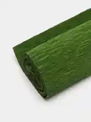 Зеленый бумага гофрированная, 250 см
