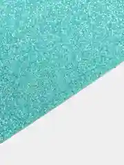 Бирюзовый фоамиран глиттерный, 2 мм, 20 * 30 мм 2 шт