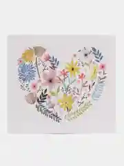 Голубой открытка 8,5*9,5 см, 6*8 см праздник, Happy Birthday, с днем Рождения,спасибо, без повода