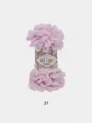 Конфетный пряжа Alize Puffy, петельки большие, микрополиэстер, 100 г, 9 м