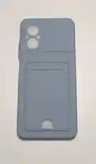 Серый чехол XIAOMI POCO M5 / POCO M4 5G с защитой камеры и карманом для пластиковой карты