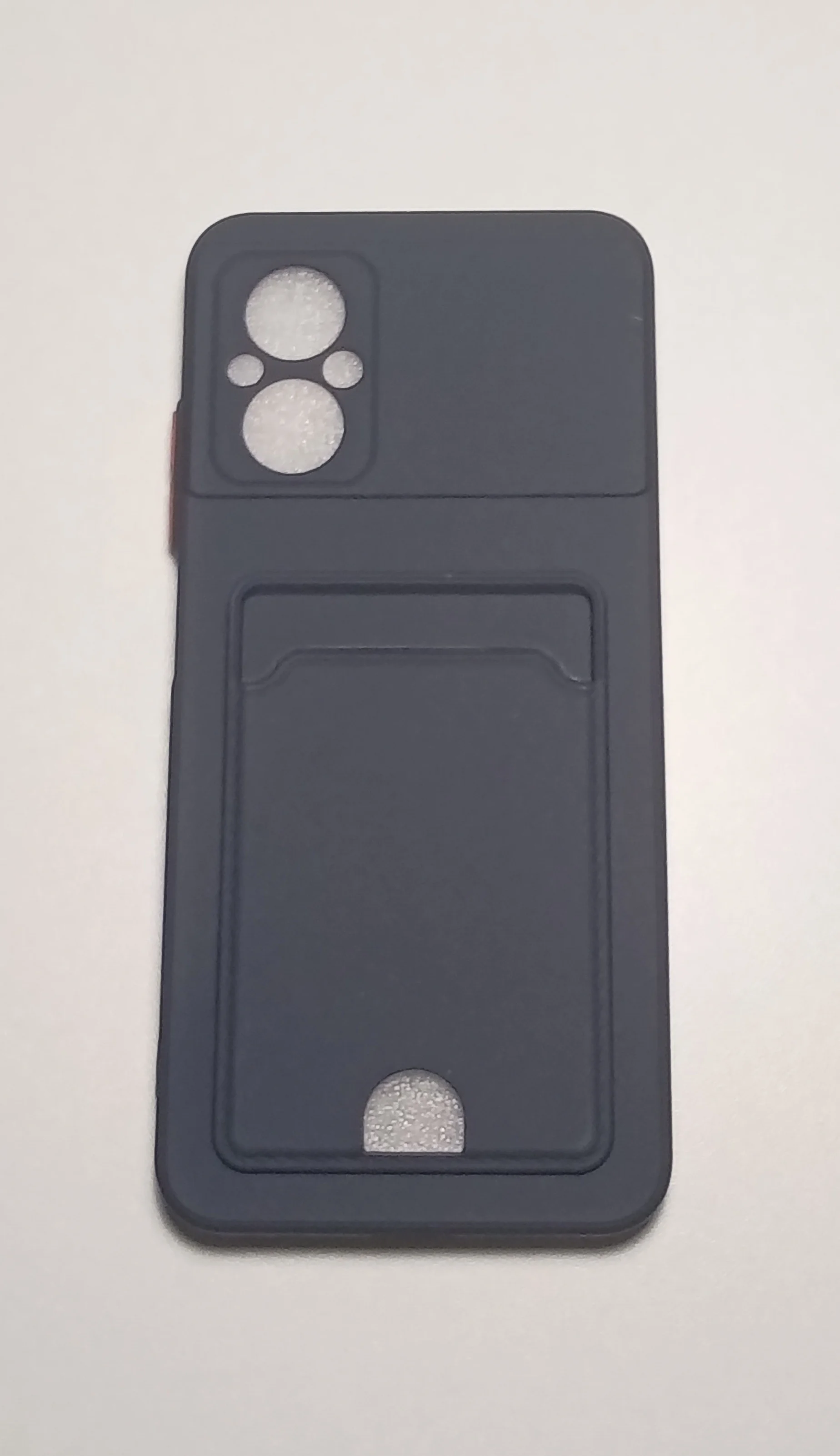 Темно-синий чехол XIAOMI POCO M5 / POCO M4 5G с защитой камеры и карманом для пластиковой карты