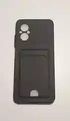 Черный чехол XIAOMI POCO M5 / POCO M4 5G с защитой камеры и карманом для пластиковой карты